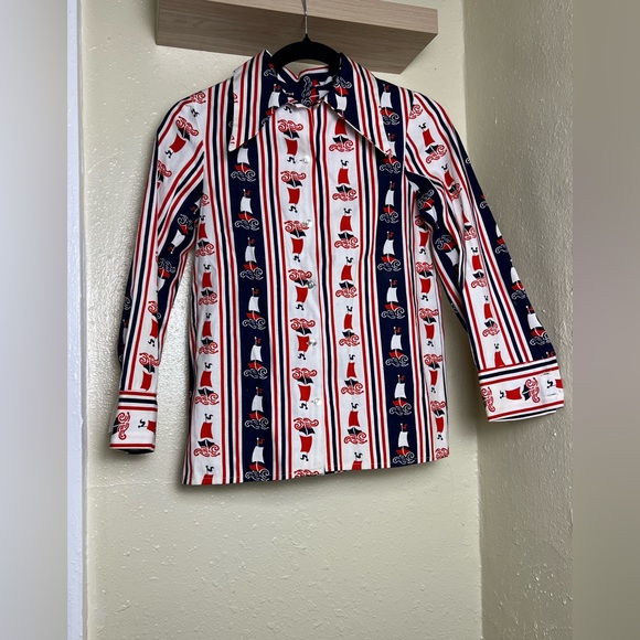 Neiman Marcus Nautical Red and Blue SET Rare/ VINTAGE 1968 for Girls Size 12 - Picture 8 of 16